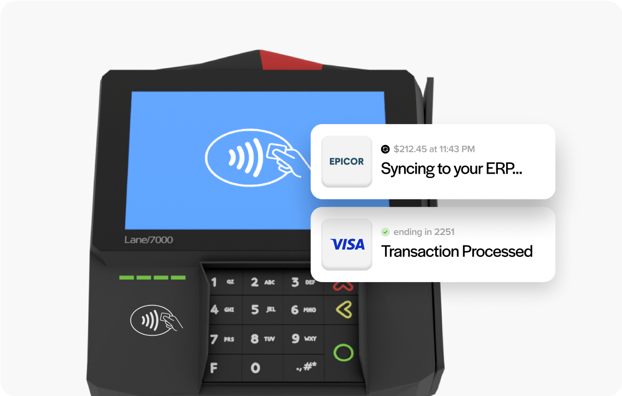 Run transactions in-person