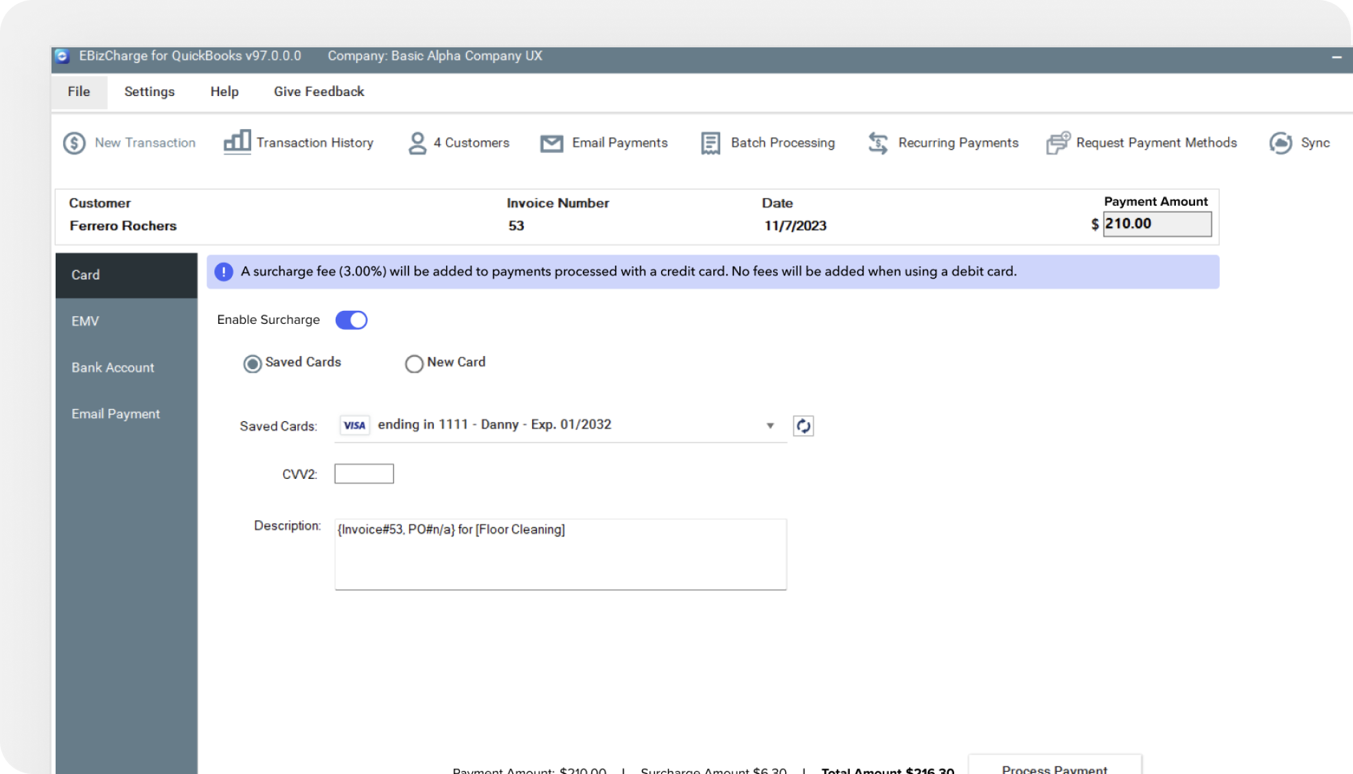 Run transactions without leaving QuickBooks