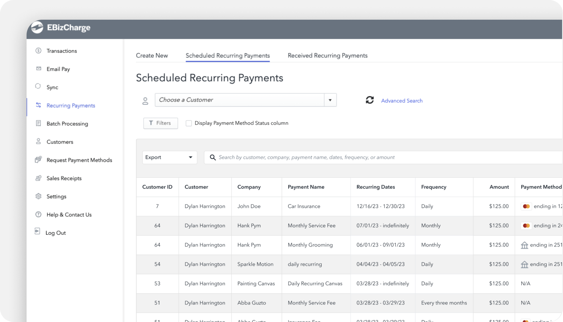 Securely manage customer payment methods quickbooks online