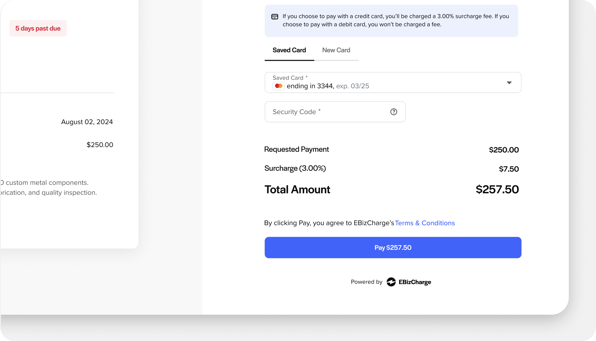 Send invoices and get paid online