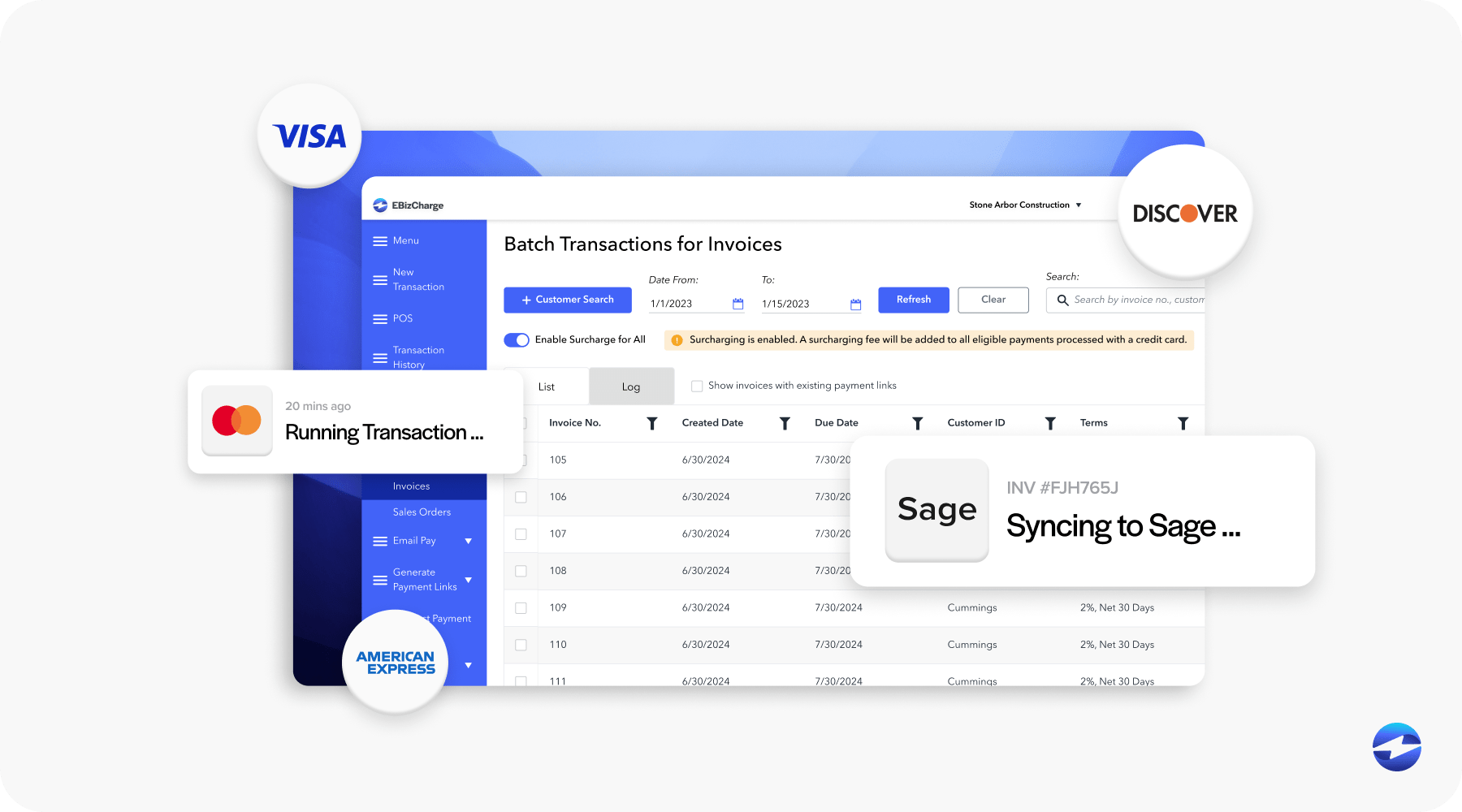 EBizCharge sage integration