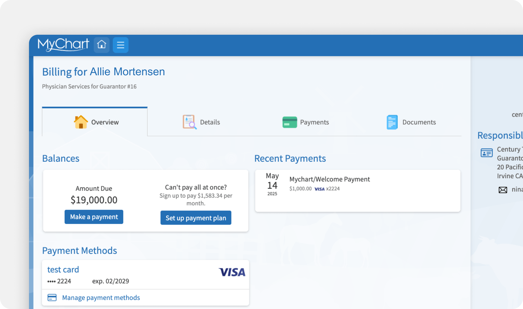 Create a better payment experience for patients