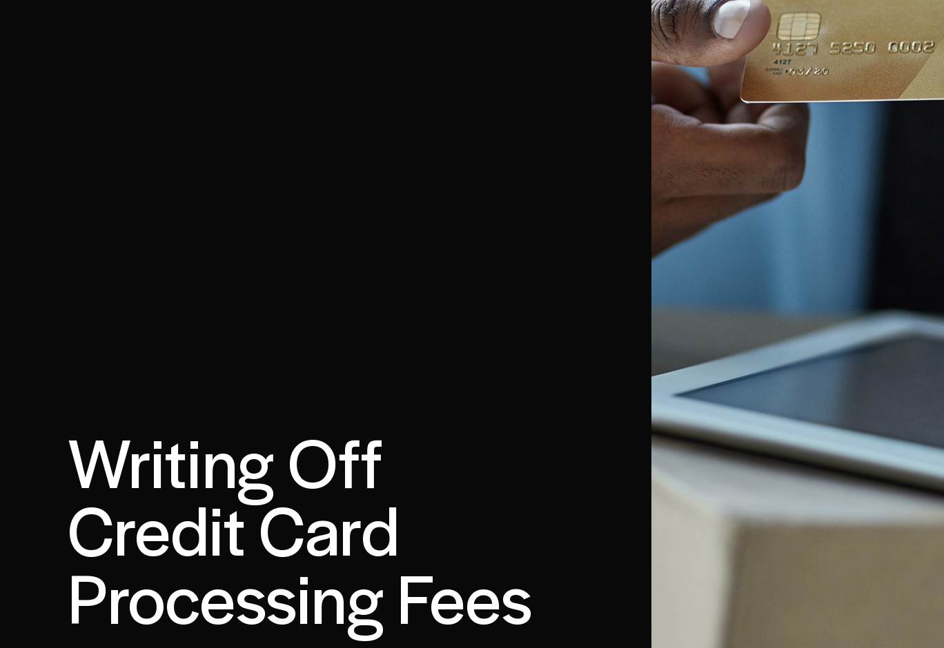How to Write Off Credit Card Processing Fees 2
