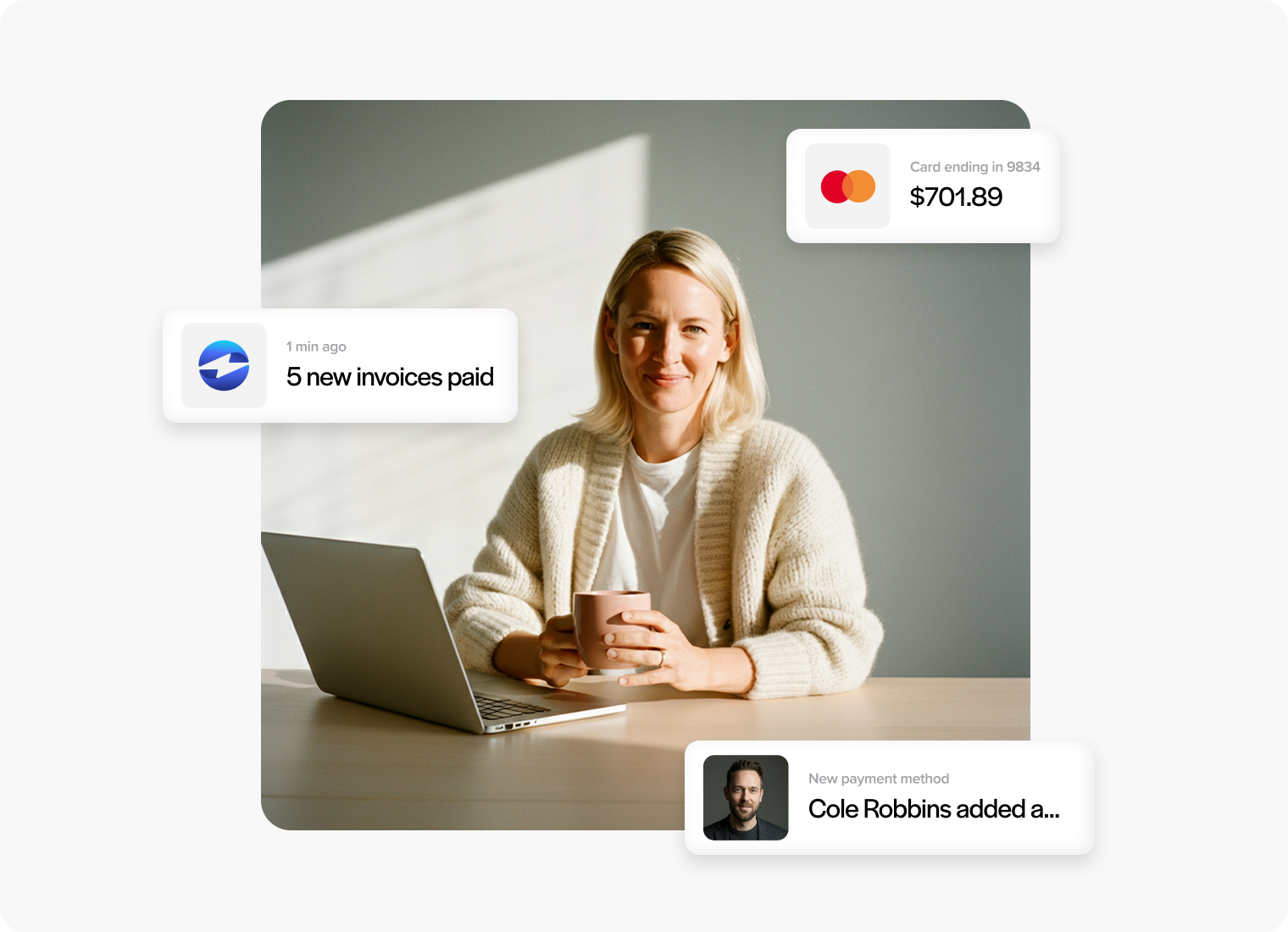 The easiest way to accept eCheck payments.