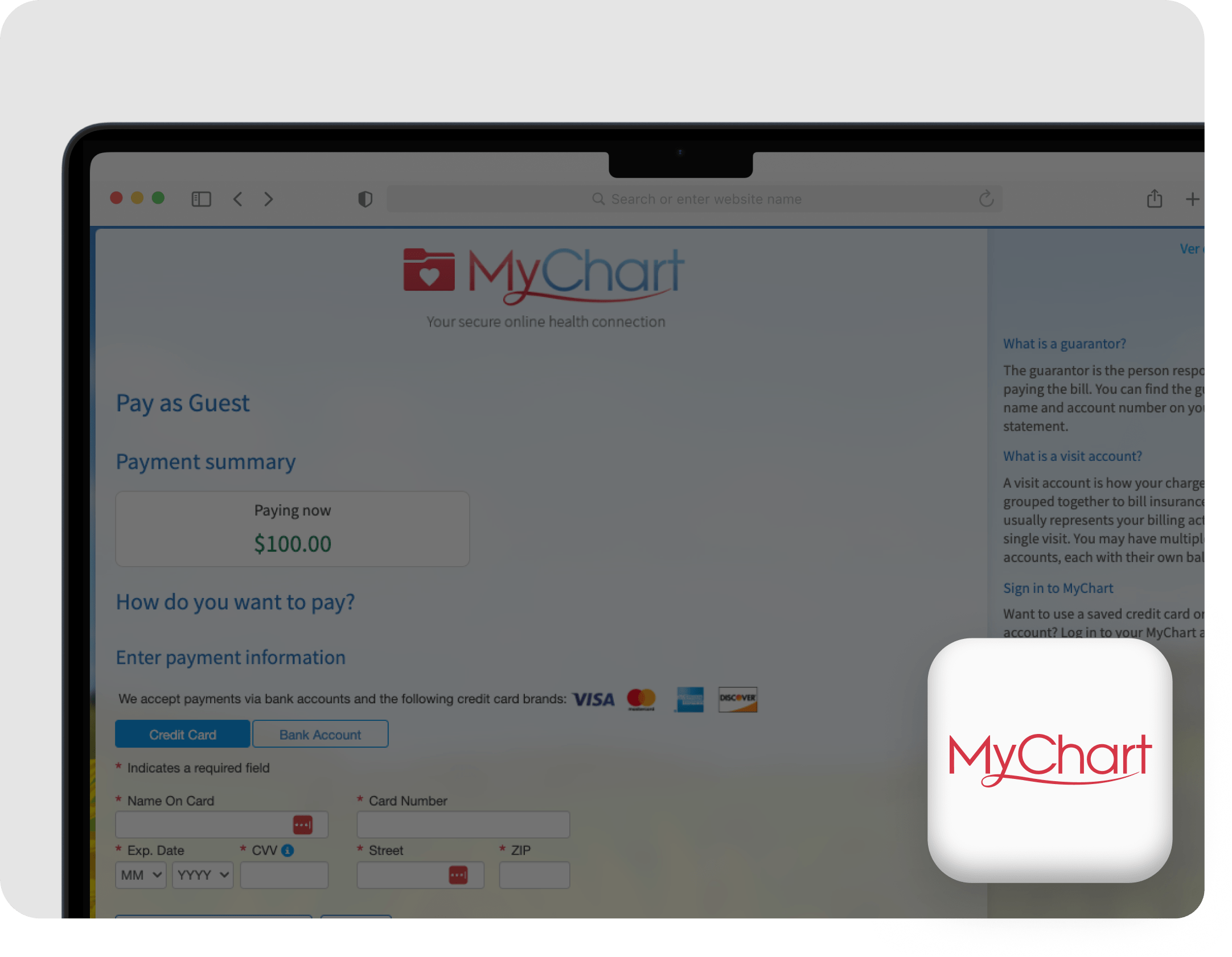 MyChart Payment Processing Integration