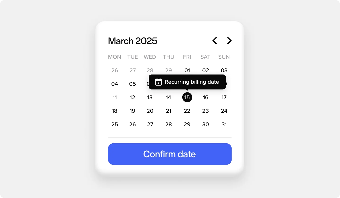 Recurring donation management
