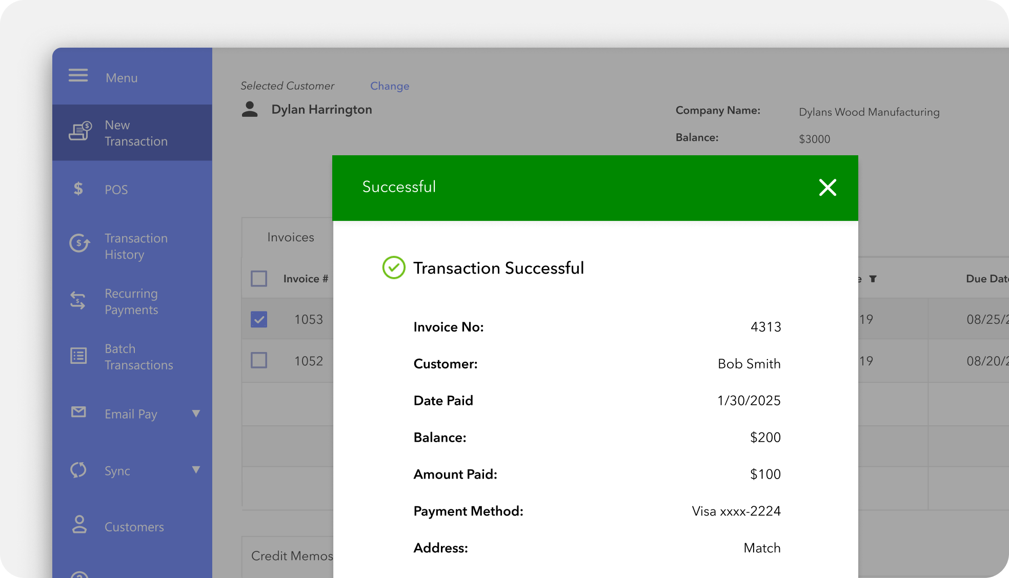 Run transactions without leaving Sage 50