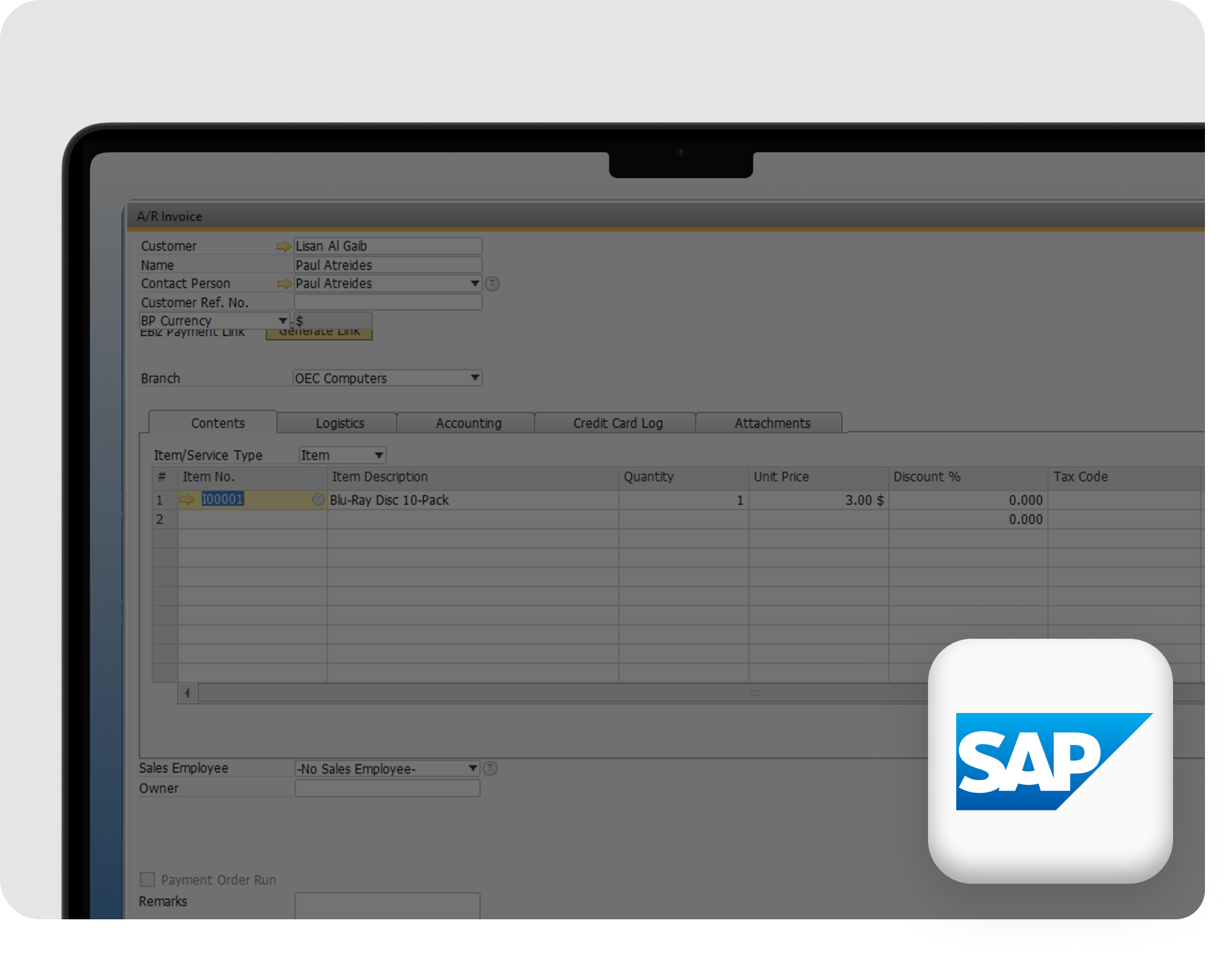Accept and manage payments inside SAP Business One