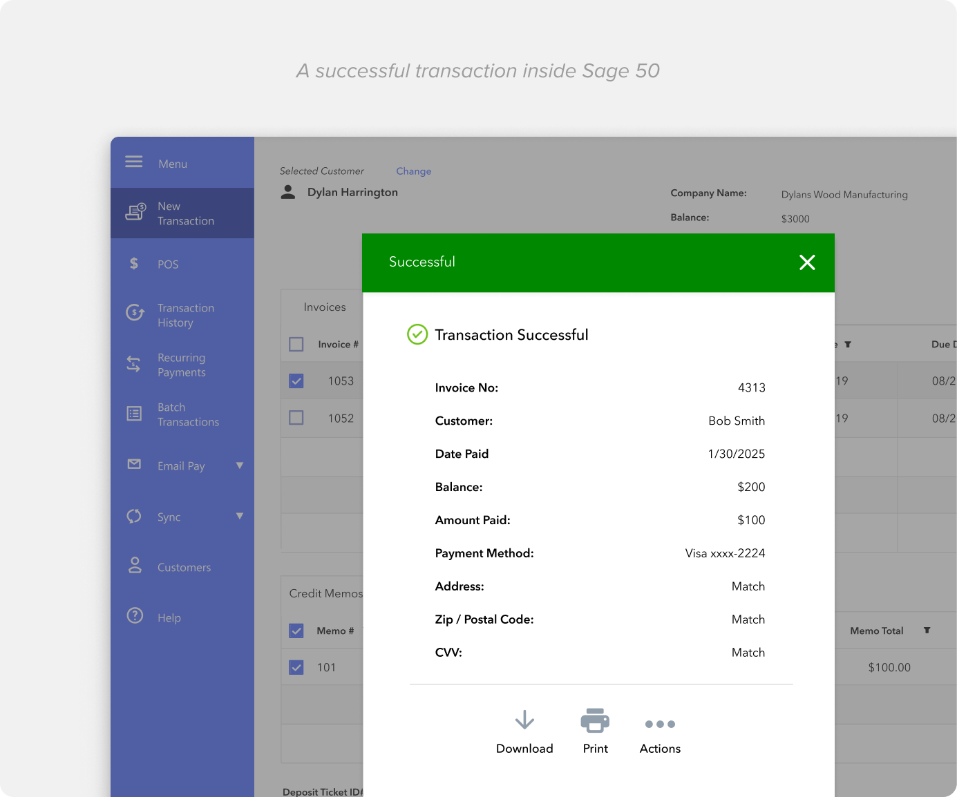 Every transaction posts automatically Every transaction posts automatically