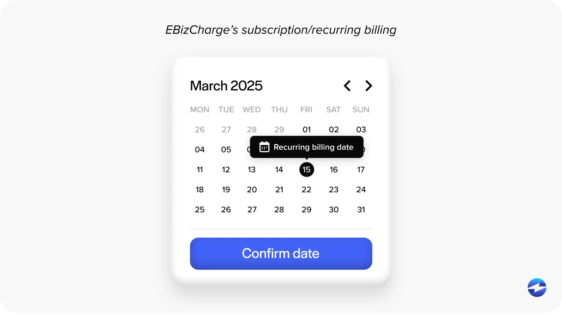 Recurring billing