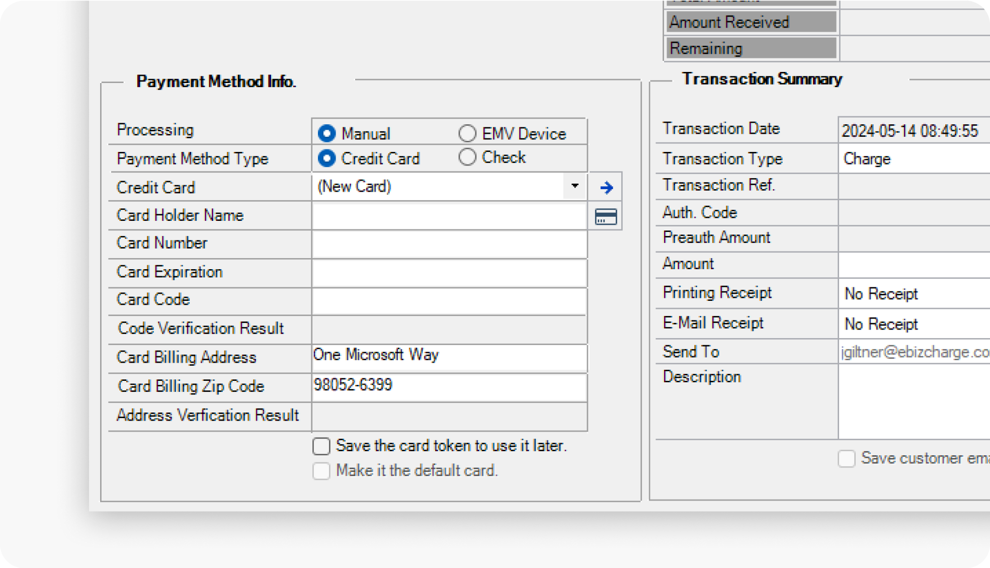Run transactions without leaving Microsoft Dynamics GP 