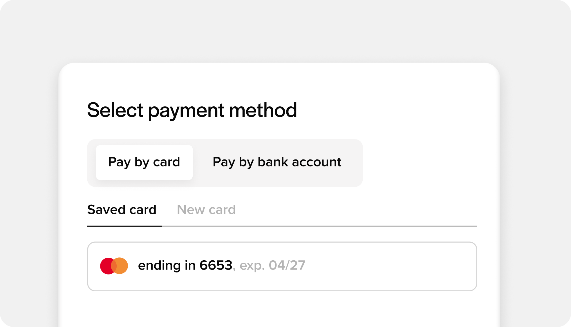 Securely manage customer payment methods