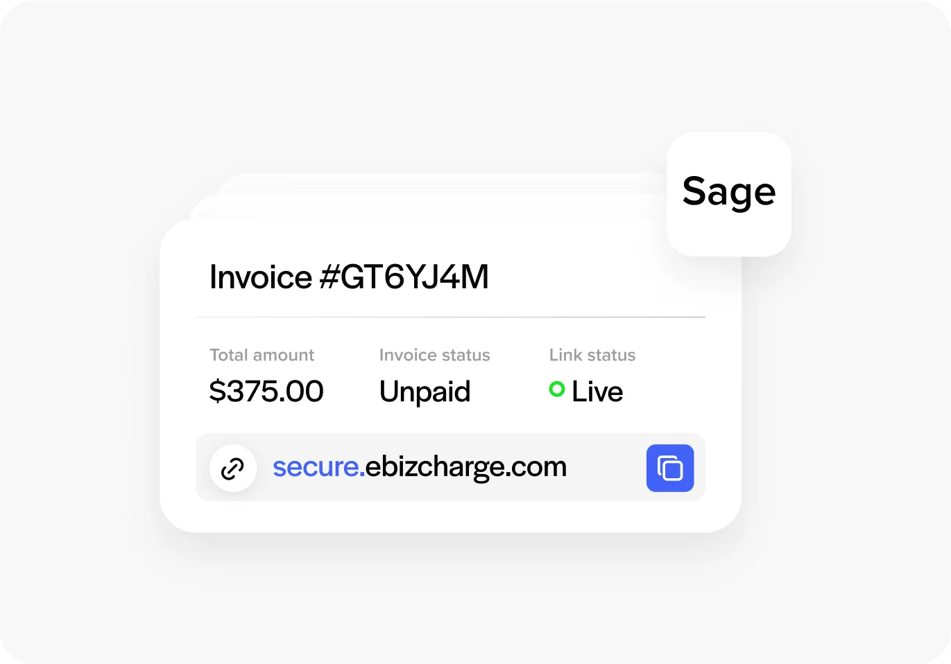 Send invoices from Sage 100 and get paid online