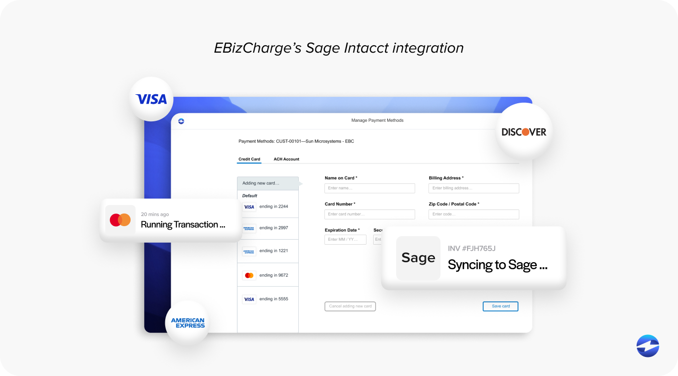 EBizCharge sage intacct integration