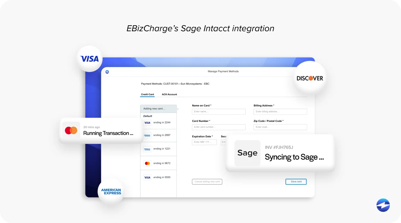 EBizCharge sage intacct integration