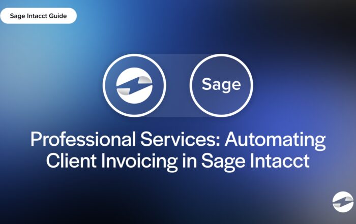 Professional Services- Automating Client Invoicing in Sage Intacct