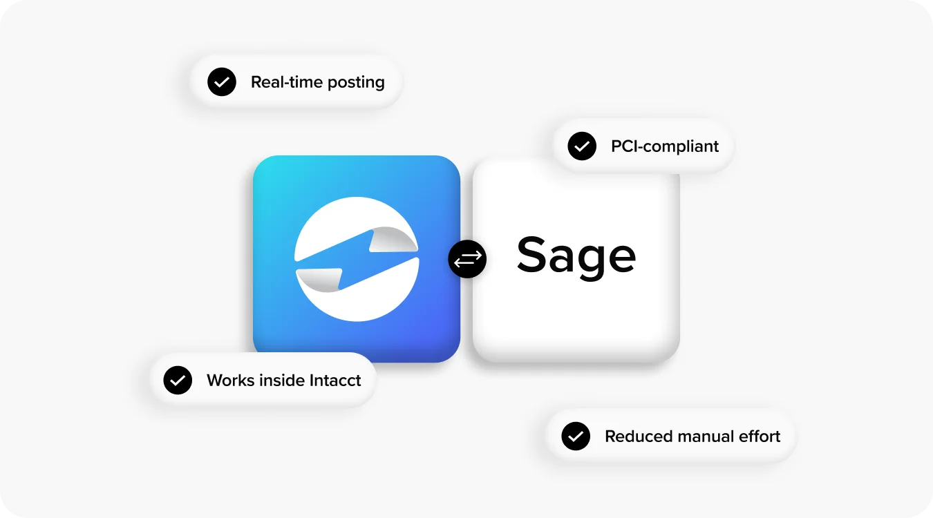 Sage intacct payment processing integration