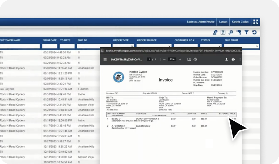 Send and also view customer invoices Send and also view customer invoices