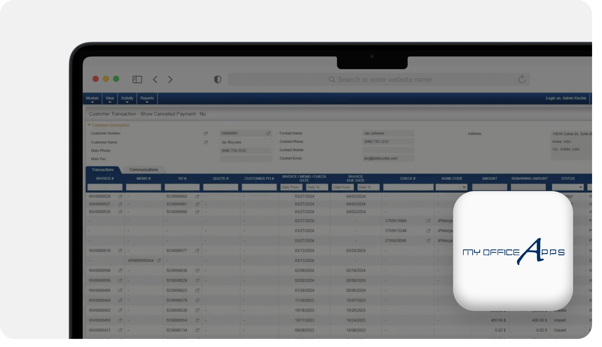 Take payments anywhere in Kechie ERP Take payments anywhere in Kechie ERP