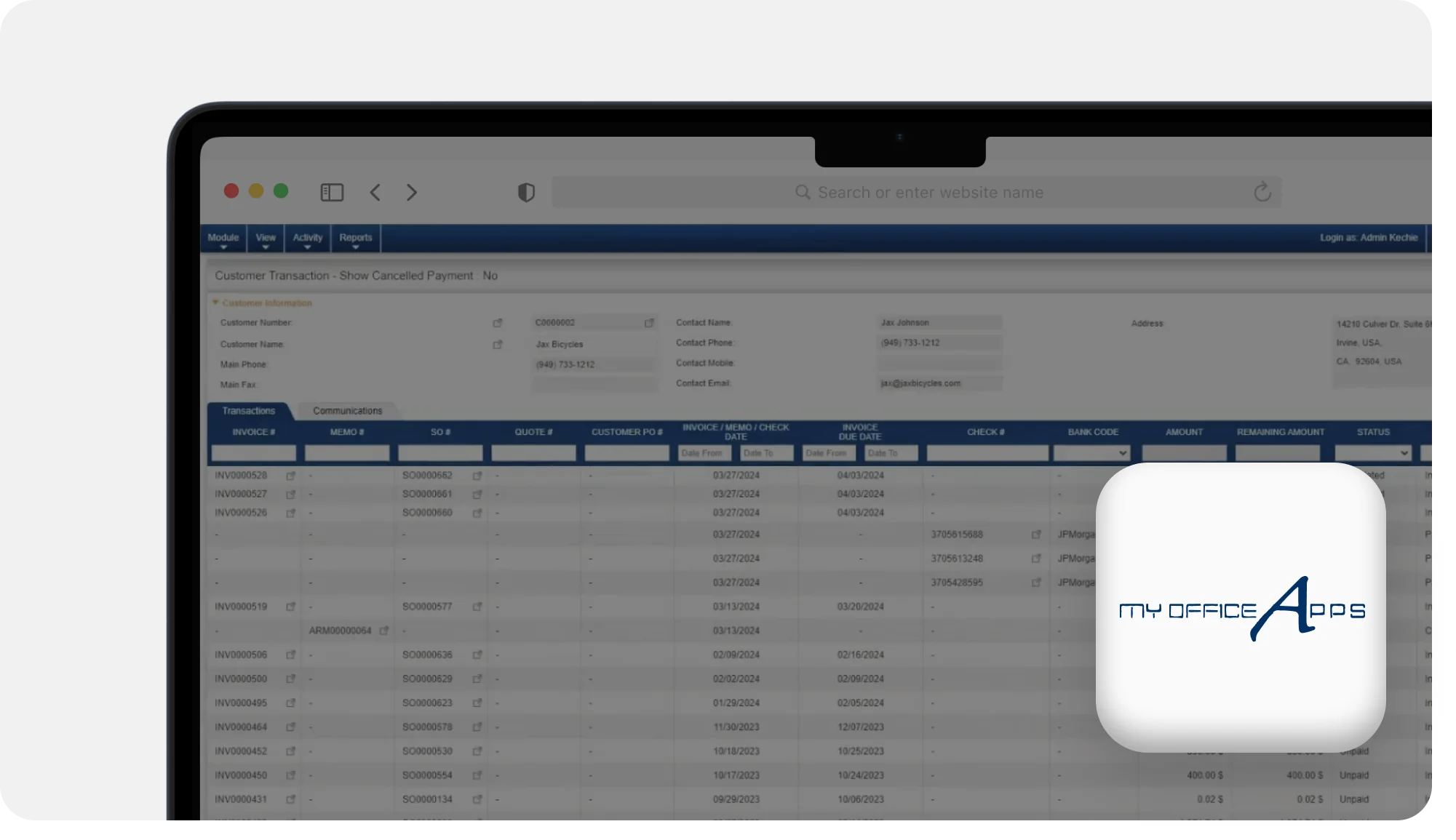Take payments anywhere in Kechie ERP