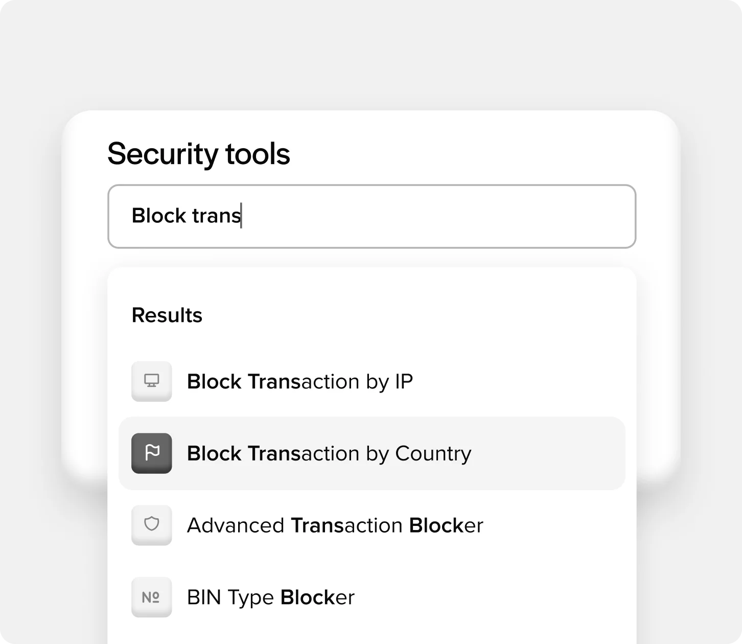 Advanced security