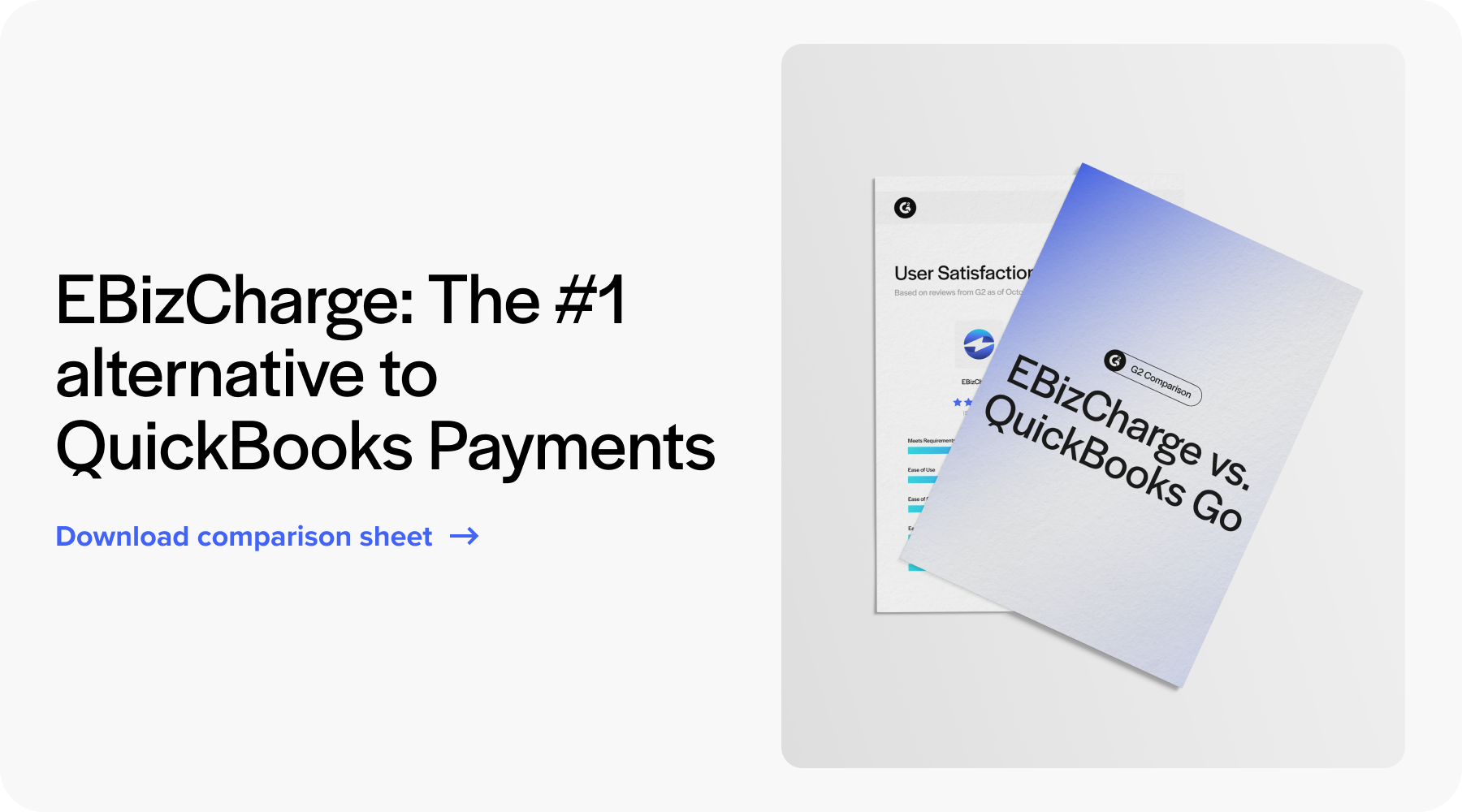 EBizCharge- The #1 alternative to QuickBooks Payments