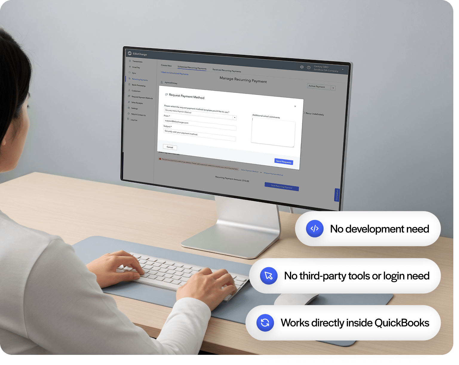 QuickBooks Online payments made simple with EBizCharge