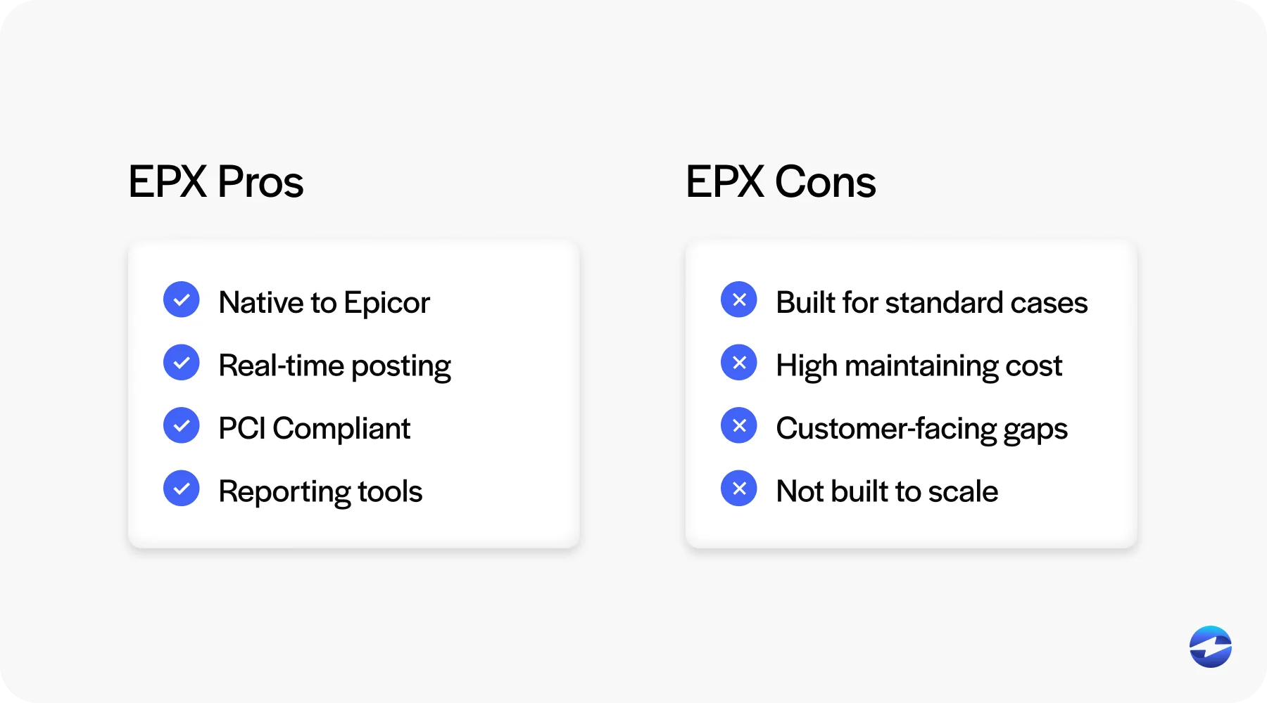EPX pros and cons