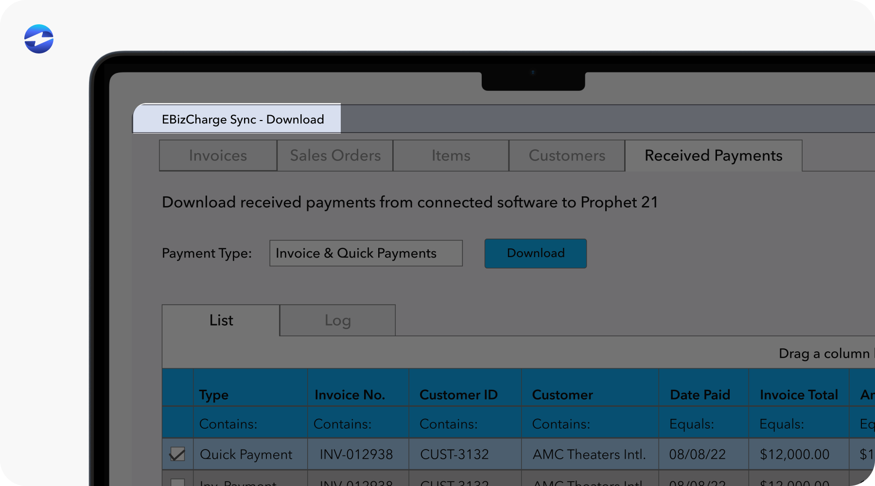 EbizCharge for Epicor