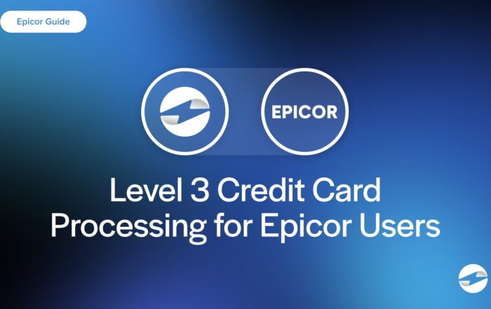 Level 3 Credit Card Processing for Epicor Users