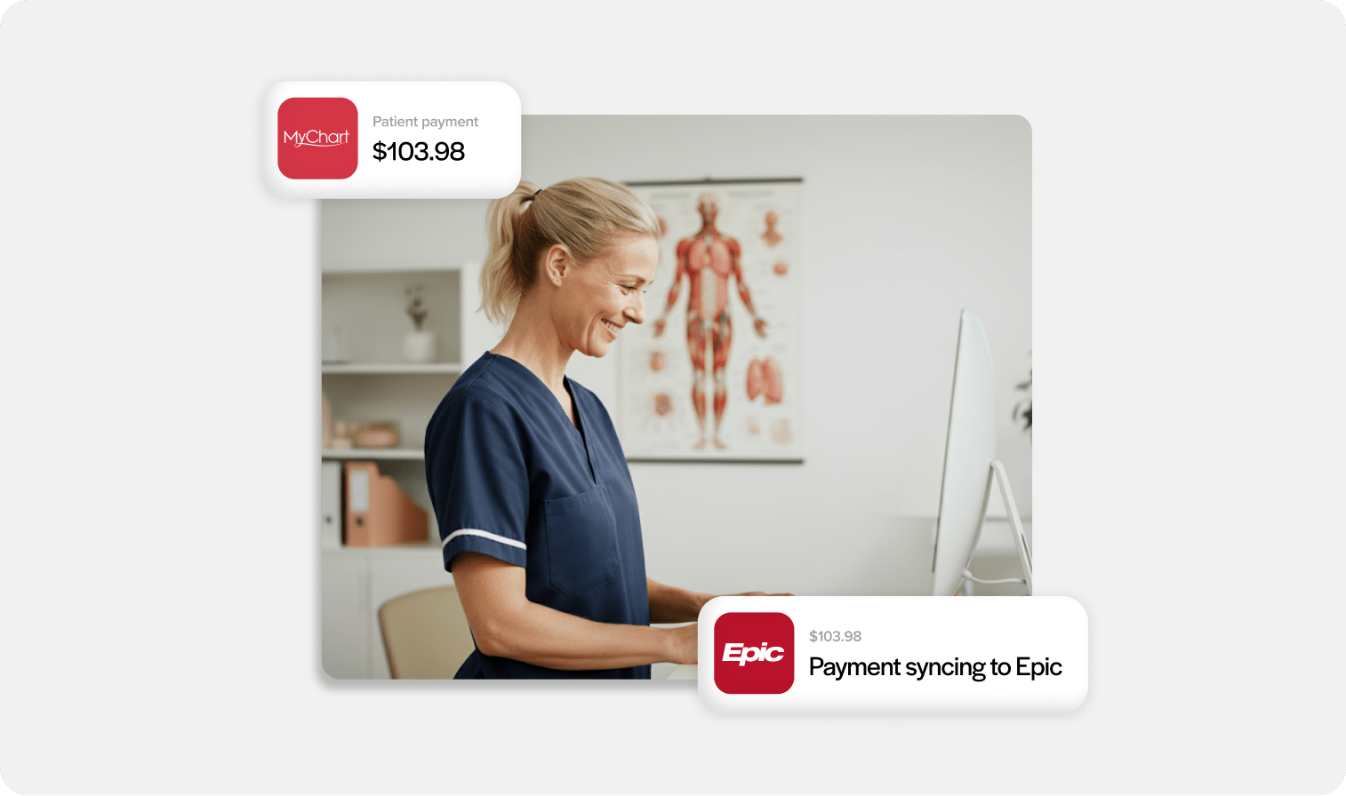 Payment features built for healthcare