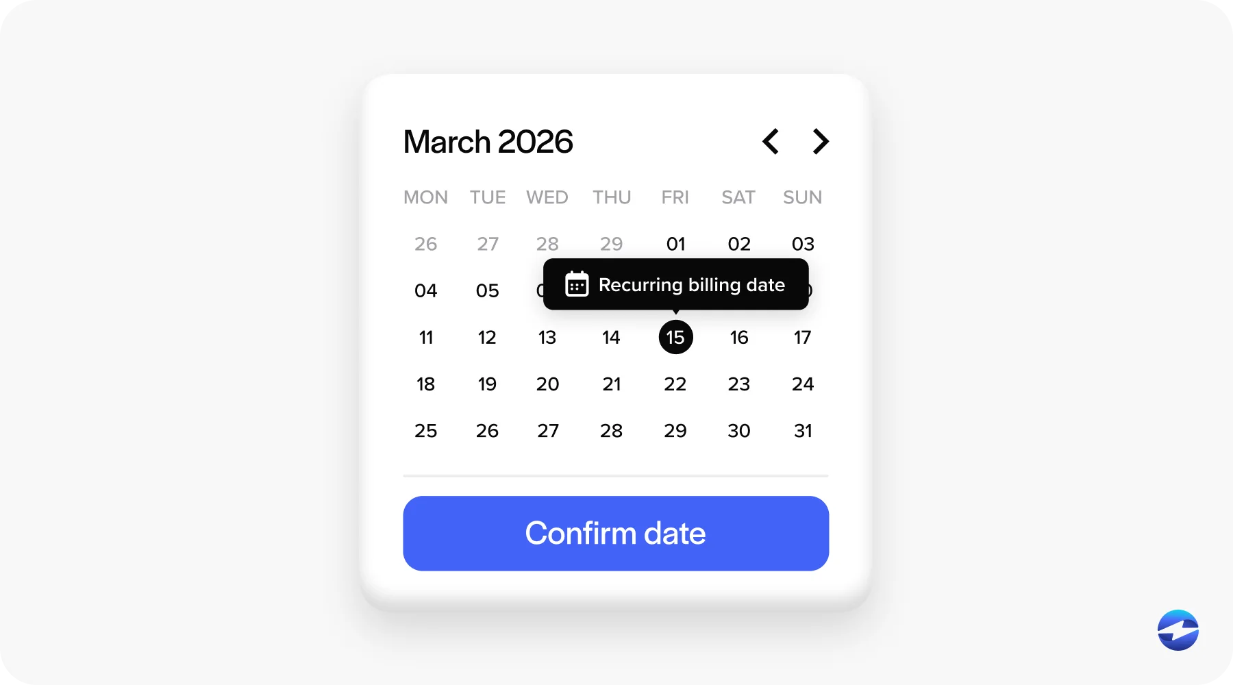 Recurring billing