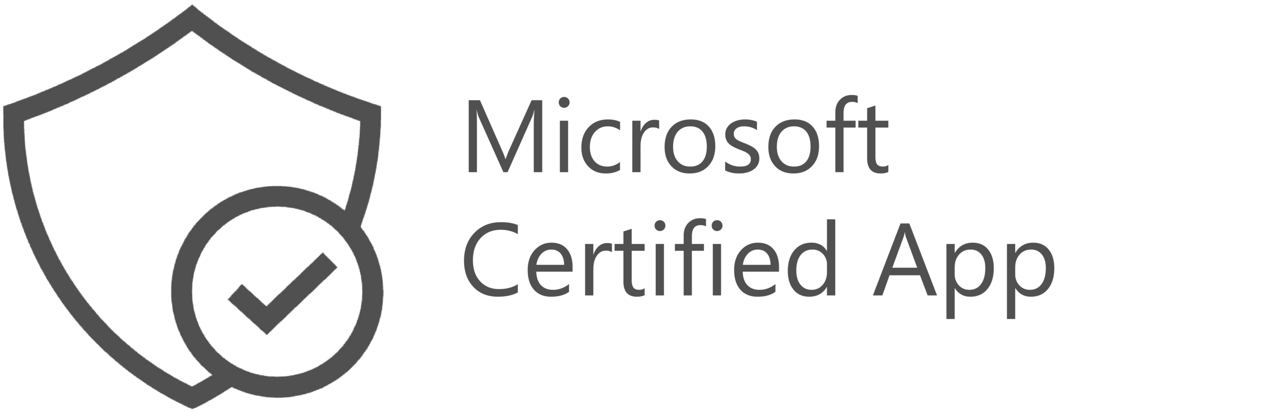 Microsoft Dynamics Certified application