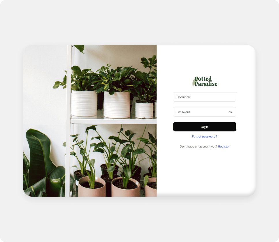 Online payment portal for customers