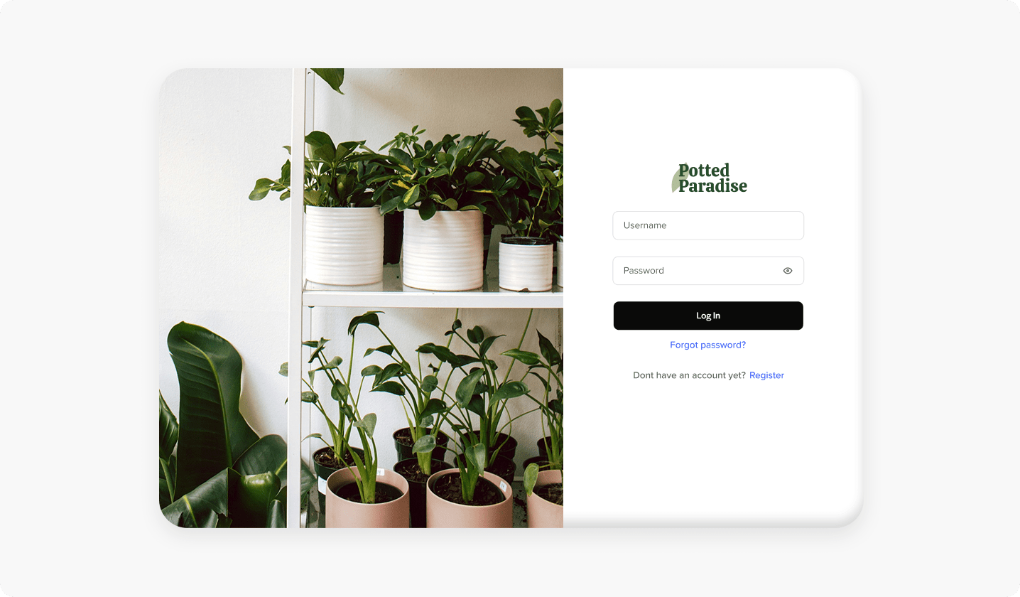 Online payment portal for customers