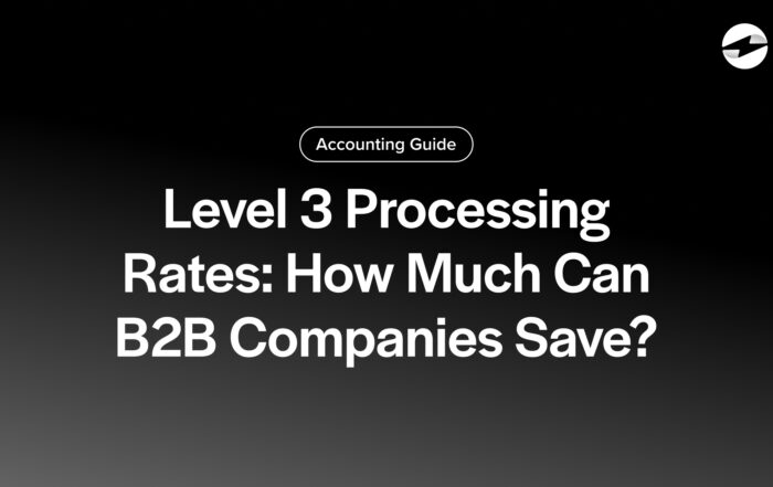 Level 3 Processing Rates- How Much Can B2B Companies Save_