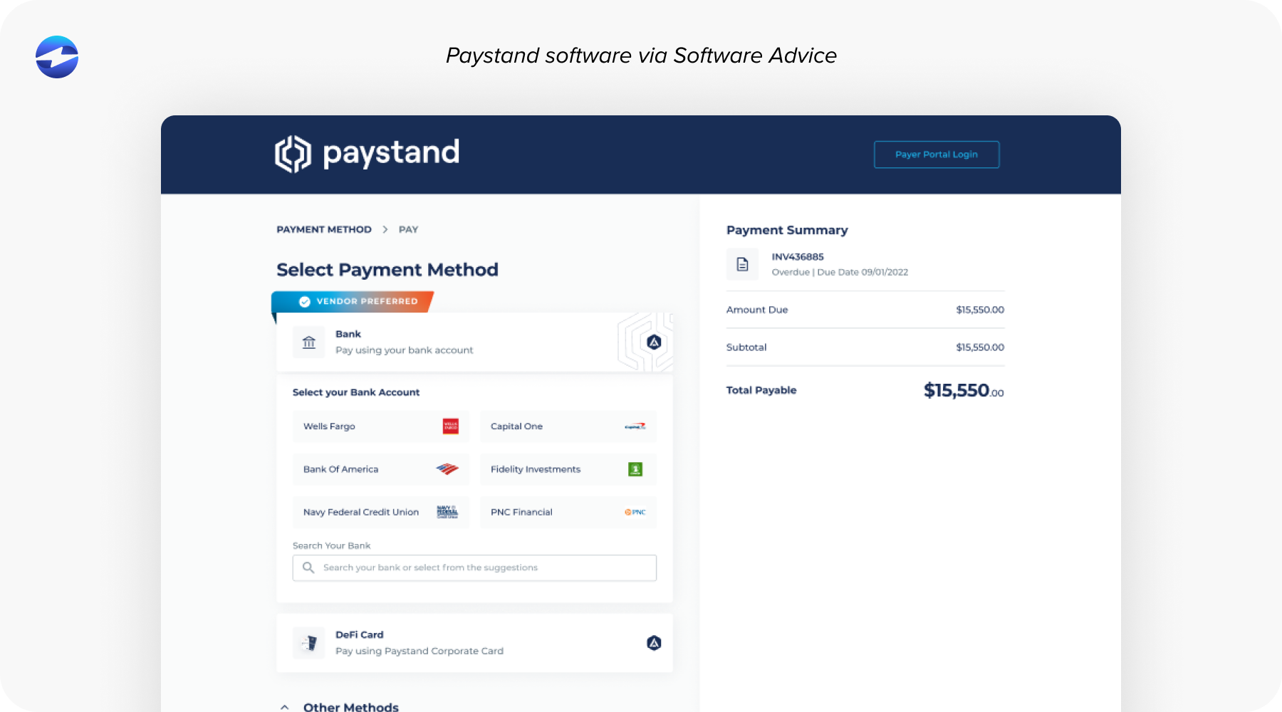 Paystand software via Software Advice