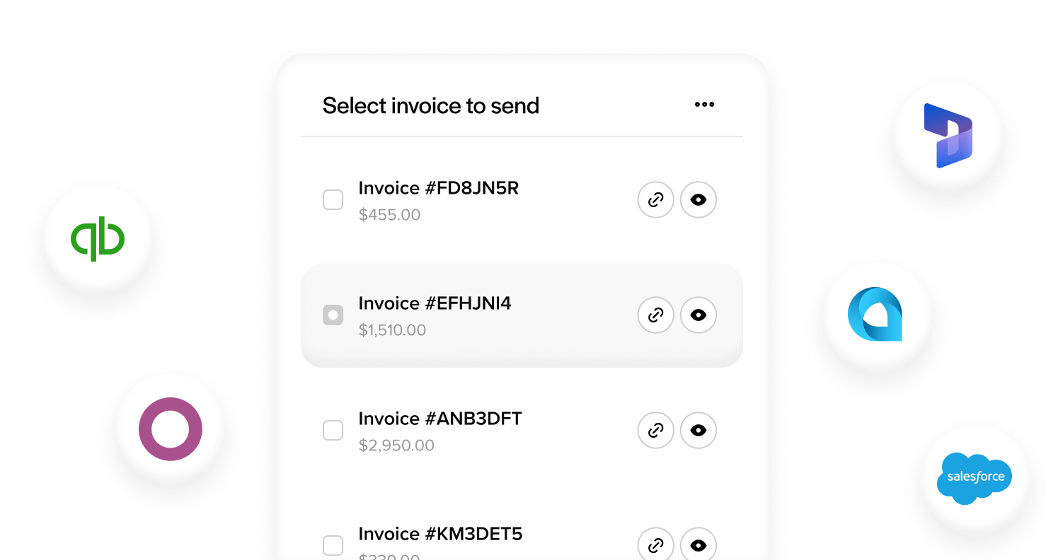 Send payable invoices from your ERP