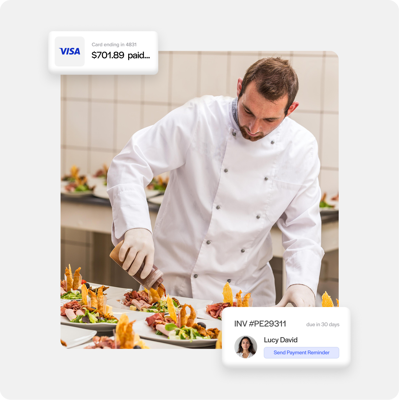 catering event payment processing