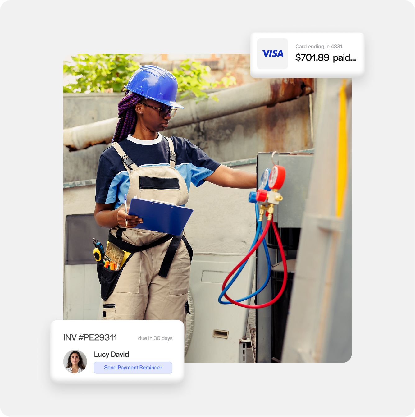 hvac payment processing