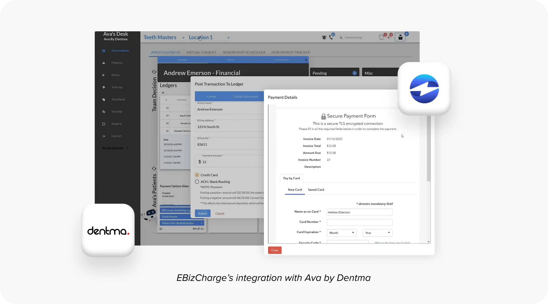 EBizCharge’s integration with Ava by Dentma