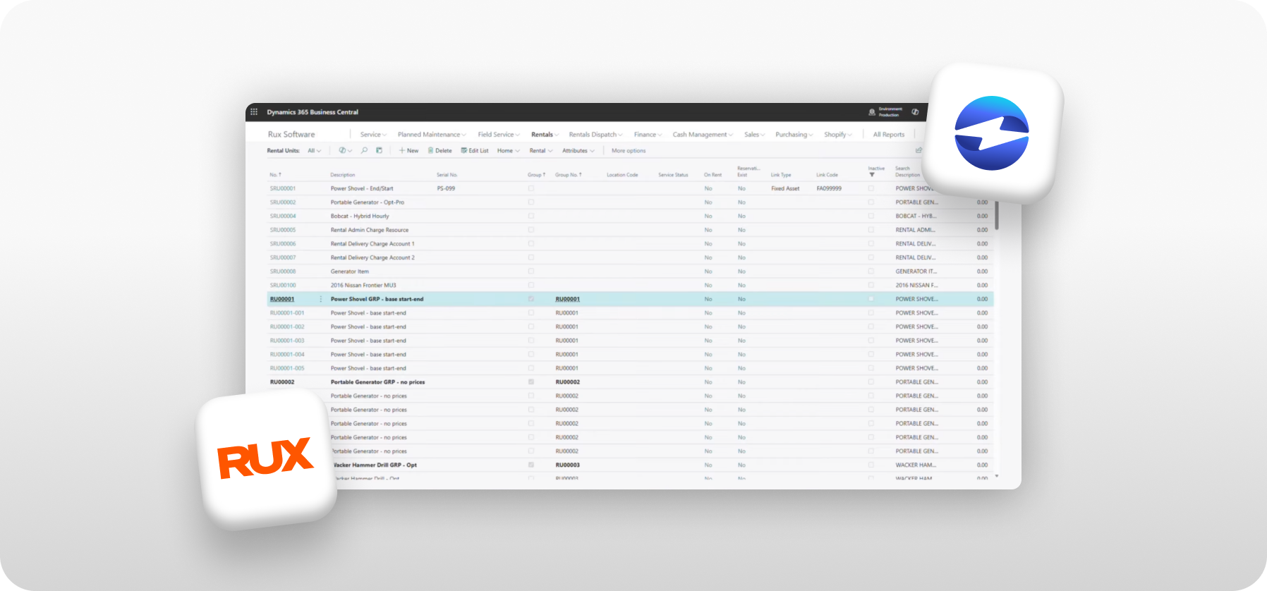 Rux Rentals payment integration