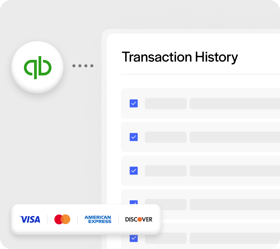 Sync transaction data to QBO