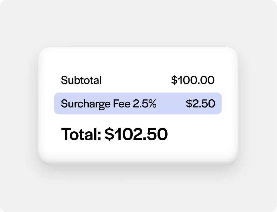 Automated surcharging