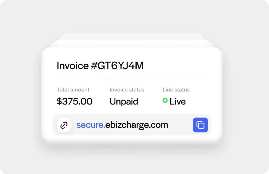 Embed payment links directly on invoices