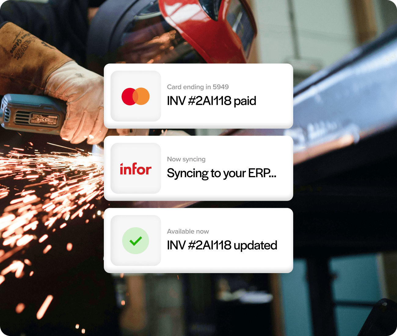 Manufacturing payment processing Manufacturing payment processing