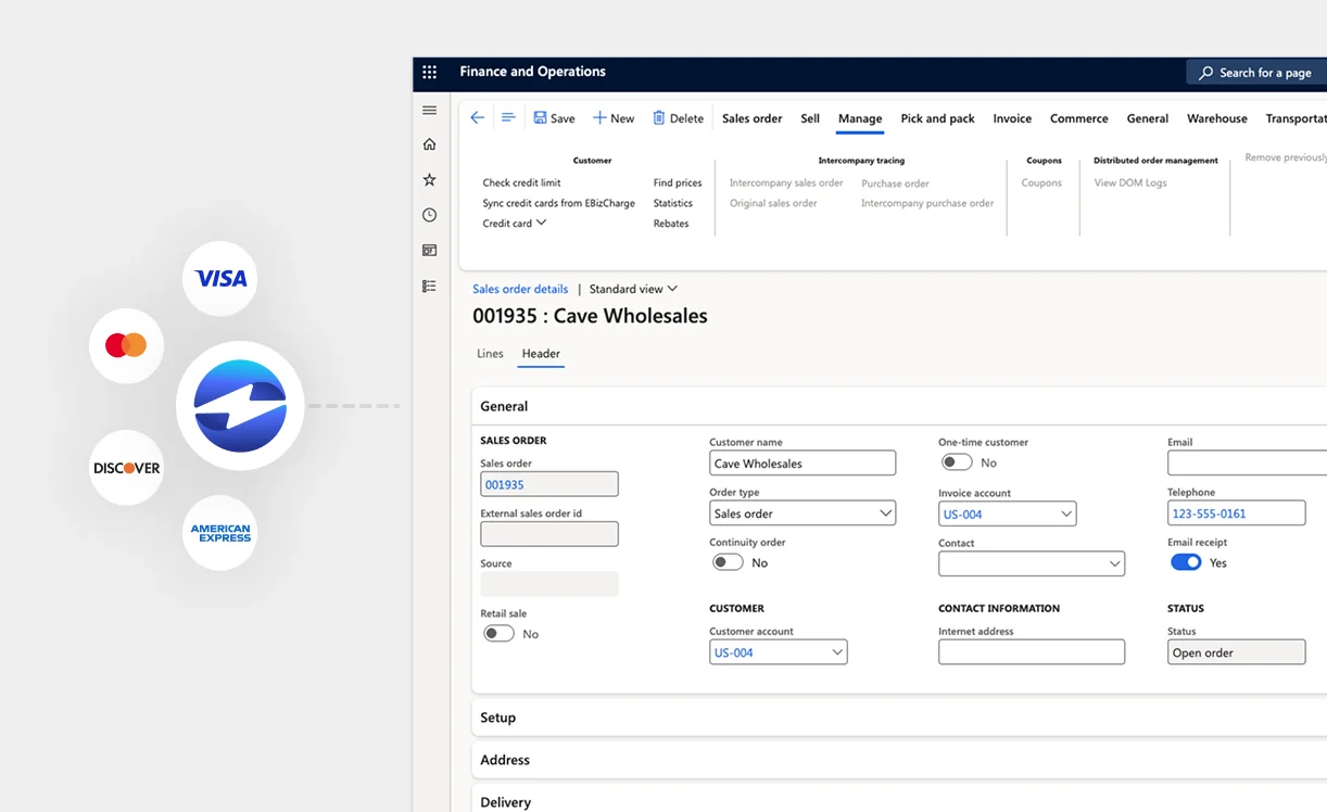Microsoft Dynamics 365 F&O Payment Processing integration Microsoft Dynamics 365 F&O Payment Processing integration