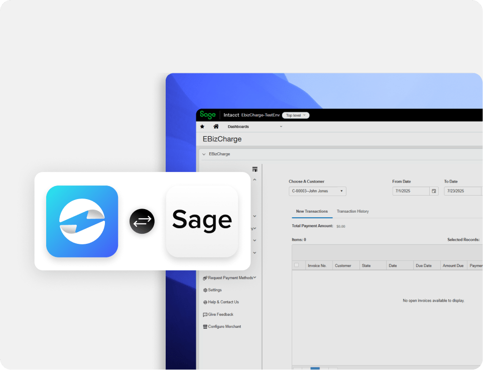 Payments post straight to Sage Payments post straight to Sage