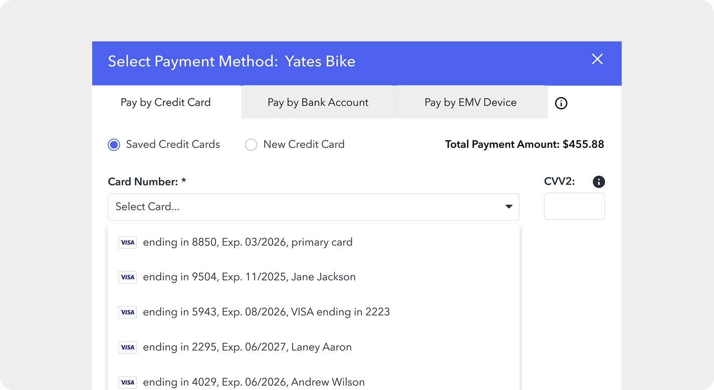 Sage 50 saved payment method feature Sage 50 saved payment method feature