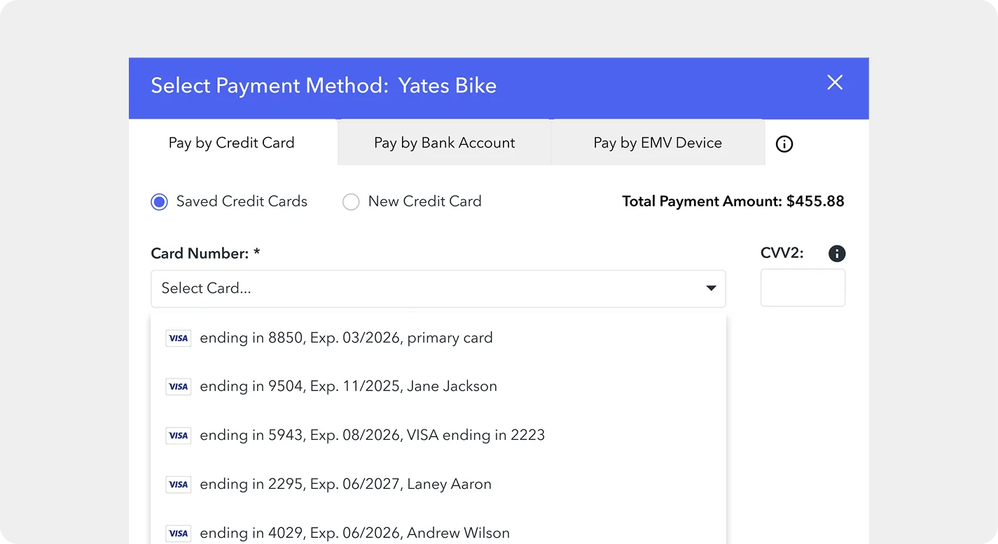Sage 50 saved payment method feature Sage 50 saved payment method feature